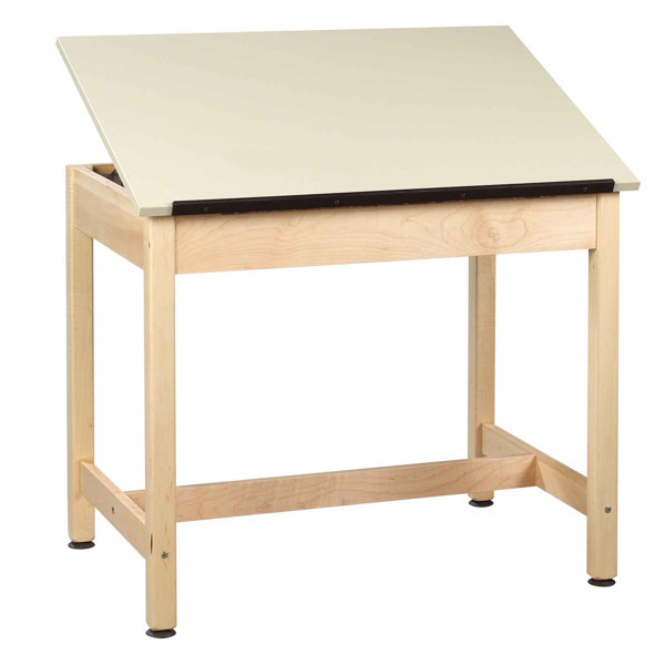 Diversified Woodcrafts Solid Wood Drafting Table Wayfair